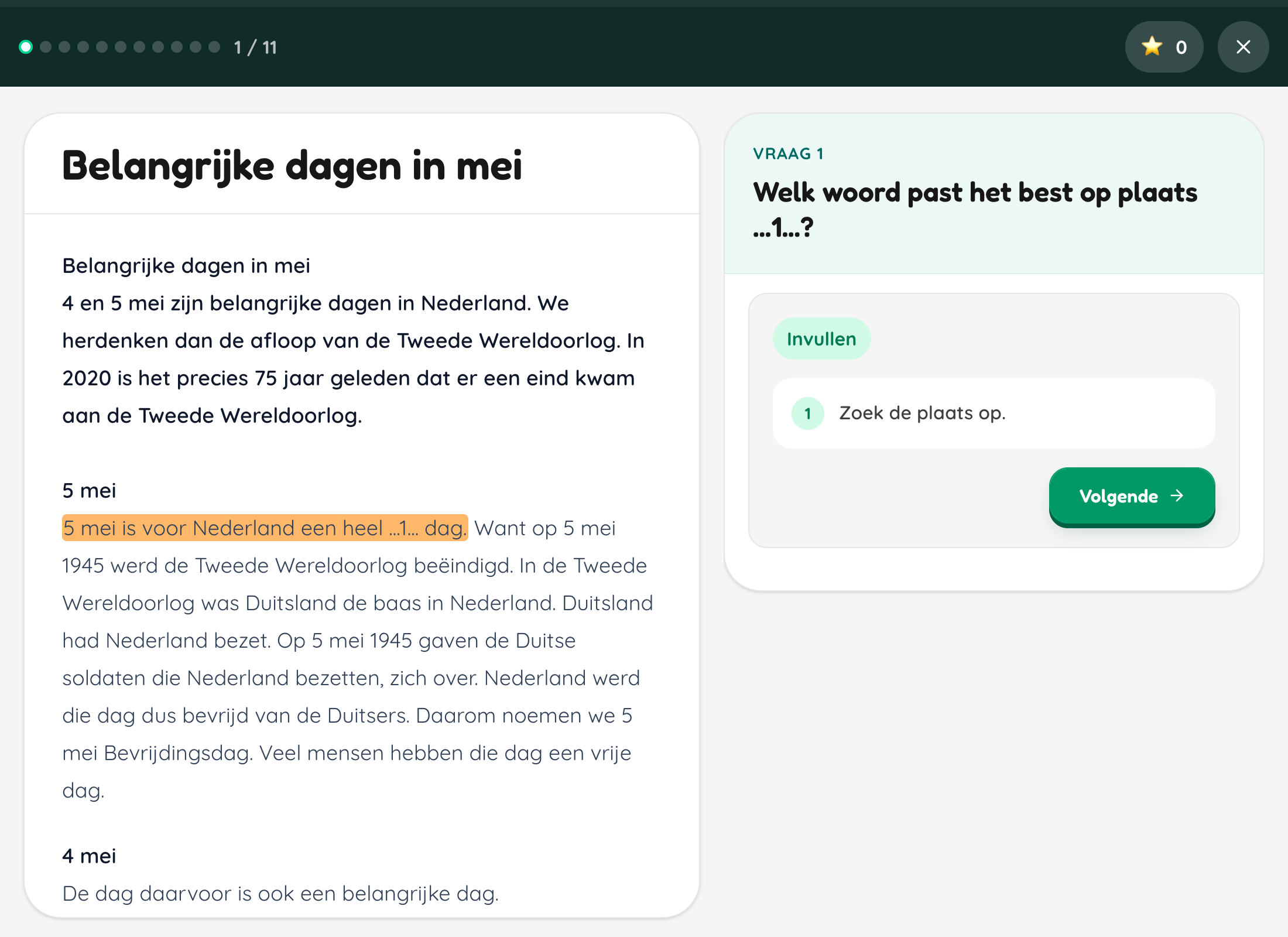 Stappenplan bij een leesvraag.